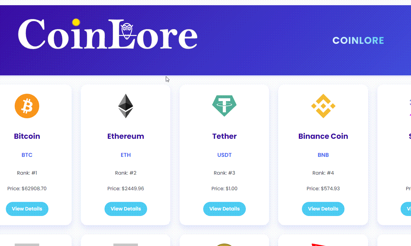 Crypto Price Tracker